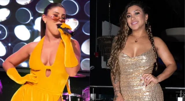 Yahaira Plasencia compartió escenario con Paula Arias Yahaira Plasencia compartió escenario con Paula Arias