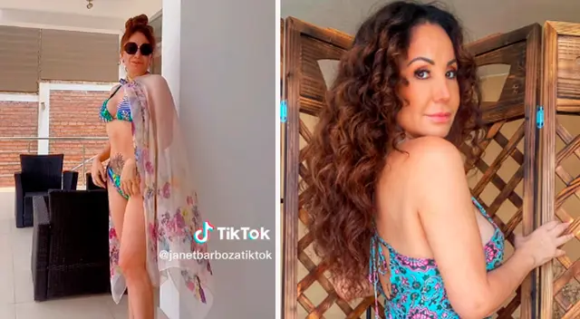 Janet Barboza recibe elogios tras lucirse en bikini.