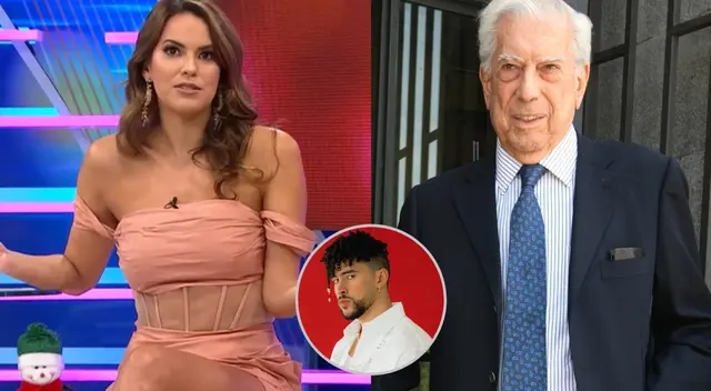 Valeria Piazza impresionada con amabilidad de Mario Vargas Llosa  pero con mala actitud de Bad Bunny.