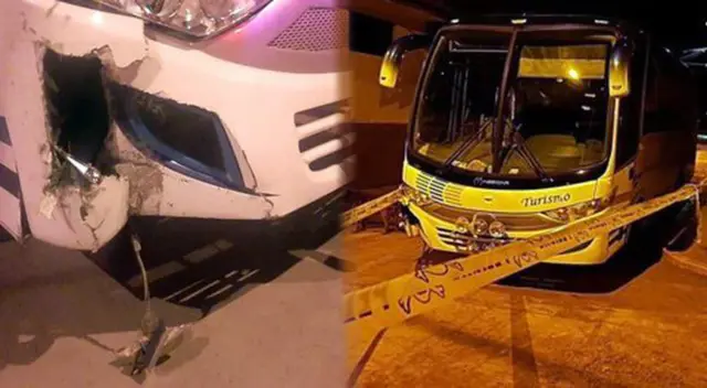 Bus que impactó contra triciclo y mató a una persona en Cusco Bus que impactó contra triciclo y mató a una persona en Cusco