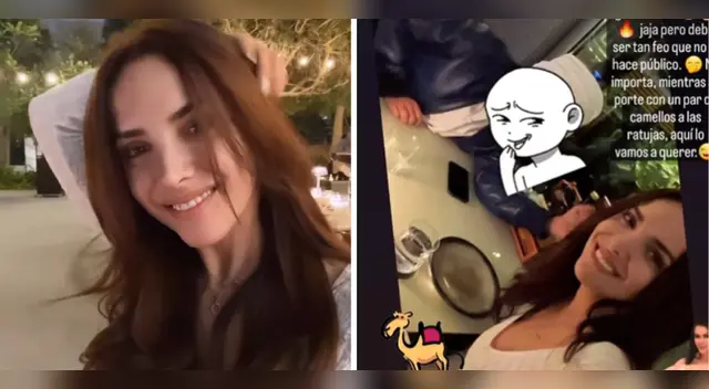 Rosángela Espinoza conoció a un árabe.