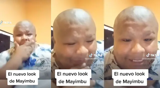 Peculiar escena de Mayimbú con su nuevo look se hizo viral en las redes sociales.