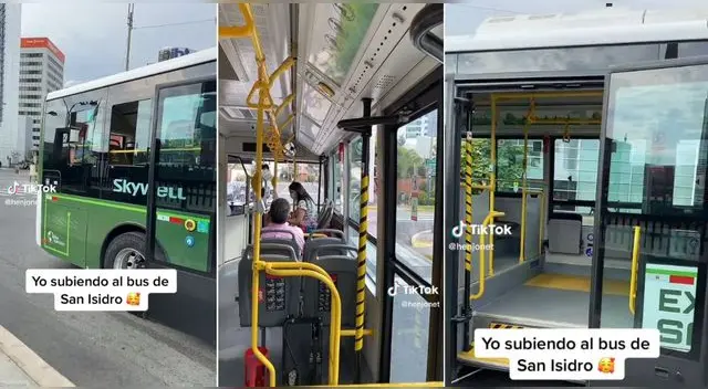 Un muchacho reveló la experiencia que tuvo al subir al transporte eléctrico de San Isidro y es viral en TikTok. Un muchacho reveló la experiencia que tuvo al subir al transporte eléctrico de San Isidro y es viral en TikTok.