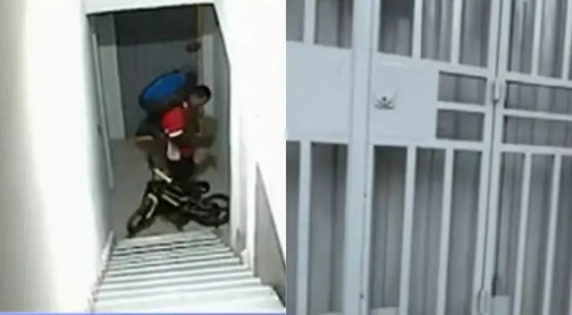 En las imágenes se puede observar como la familia completa se enfrenta al delincuente hasta capturarlo.