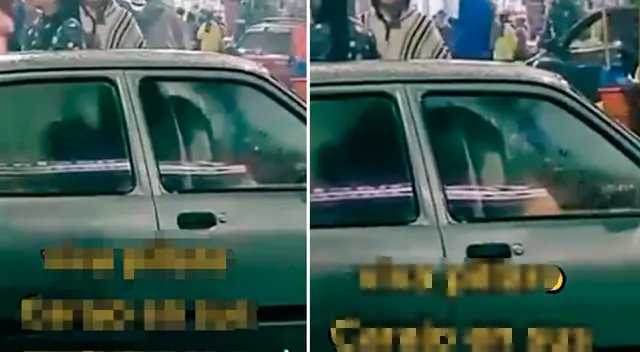 Pareja dio rienda suelta a sus bajos instintos, pero no calcularon que todos observaban lo que hacían.