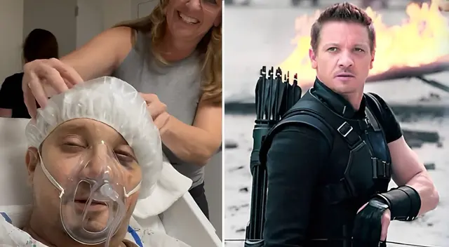 El actor Jeremy Renner sale adelante.