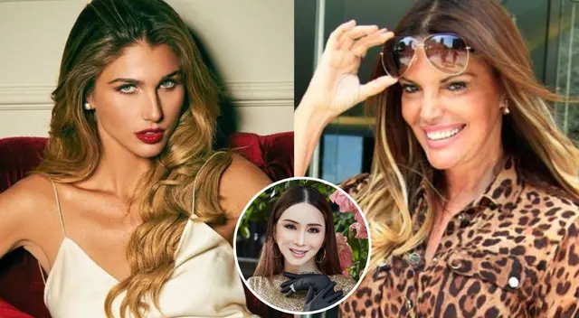 Dueña del Miss Universo admirada con Alessia Rovegno. Dueña del Miss Universo admirada con Alessia Rovegno.