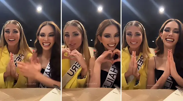 Alessia Rovegno ha cultivado amistades en el Miss Universo 2022.