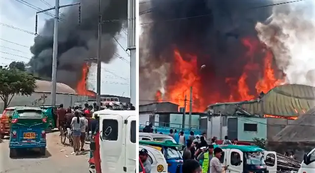 El siniestro de Villa El Salvador viene movilizando a varias unidades de bomberos. El siniestro de Villa El Salvador viene movilizando a varias unidades de bomberos.