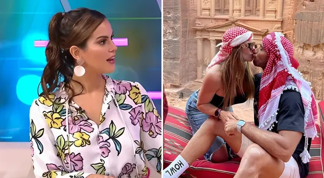 En Más Espectáculos, Valeria Piazza presentó una nota sobre el romántico viaje de la parejita al medio oriente, y evidenció su sorpresa.