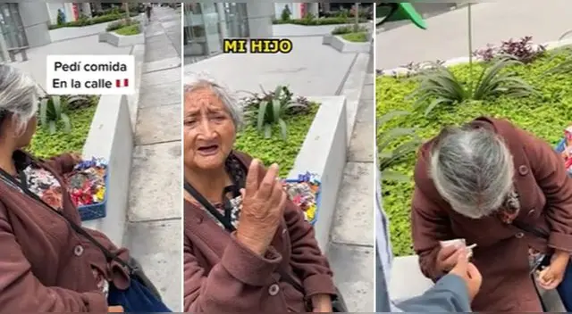 La señora, sin pensarlo dos veces, le dio una galleta al muchacho y escena es viral en TikTok.