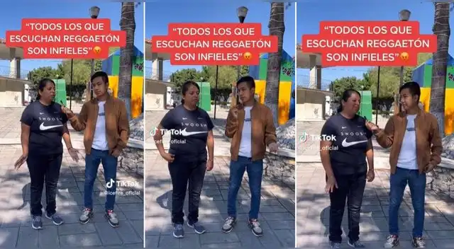 La mujer dijo que las canciones de reggaetón "incitan a ser infiel" y usuarios en TikTok se vacilan. La mujer dijo que las canciones de reggaetón "incitan a ser infiel" y usuarios en TikTok se vacilan.