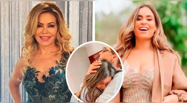 La hija de Ethel Pozo recibió el amor de Gisela Valcárcel antes de irse de viaje.