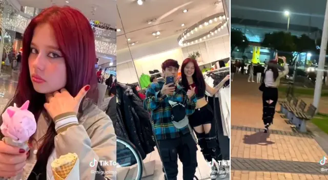 La jovencita al acabar la cita no se olvió de cobrar el dinero pactado en el reto.