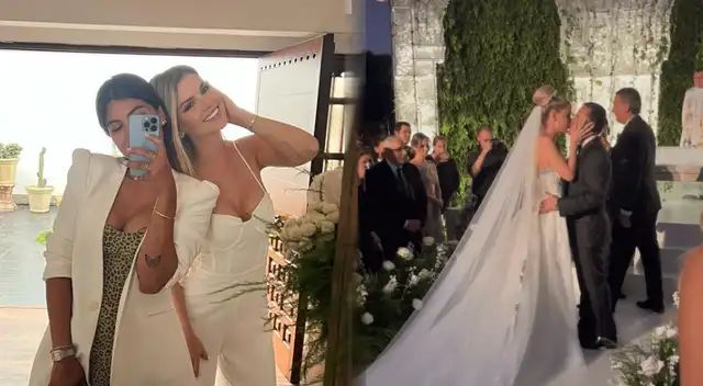 Ivana Yturbe sorprendida con la belleza de Brunella Horna al ingreso de su matrimonio con Richard Acuña. Ivana Yturbe sorprendida con la belleza de Brunella Horna al ingreso de su matrimonio con Richard Acuña.