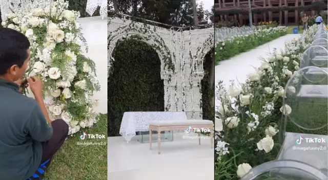 La empresa que organizó la boda de Brunella Horna y Richard Acuña compartieron el proceso de como se realizó cada detalle de la hermosa decoración. La empresa que organizó la boda de Brunella Horna y Richard Acuña compartieron el proceso de como se realizó cada detalle de la hermosa decoración.