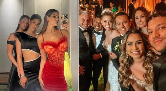 Algunos de los invitados de los ahora esposos, fueron los compañeros de trabajo de Brunella y otras figuras de América TV. Algunos de los invitados de los ahora esposos, fueron los compañeros de trabajo de Brunella y otras figuras de América TV.