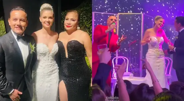 Brunella Horna y Richard Acuña Brunella Horna y Richard Acuña