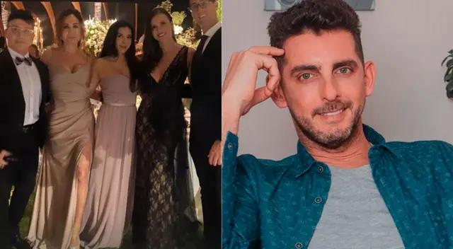 Janet Barboza llegó a la boda de Brunella Horna con su hija Antonella Huarac