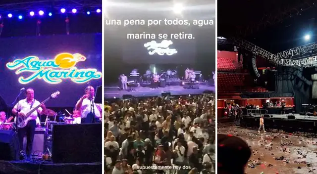 Concierto de Agua Marina en Chila termina en balacera.