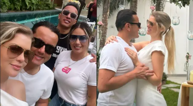 Richard Acuña y Brunella Horna disfrutan de su amor Richard Acuña y Brunella Horna disfrutan de su amor