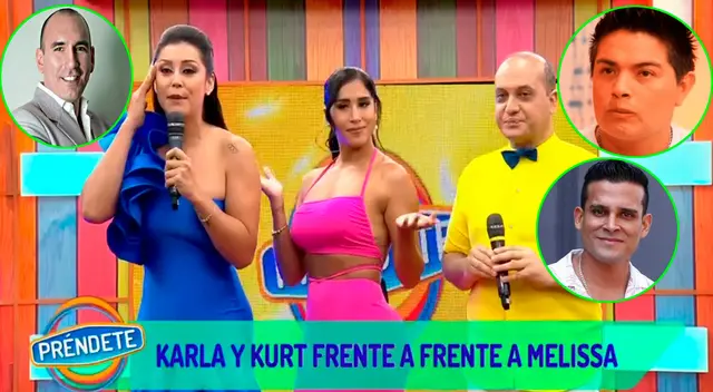 Karla Tarazona asustada porque cuarto conductor sería una expareja y la hizo sufrir: Rafael Fernández, Leonard León, o Christian Domínguez.