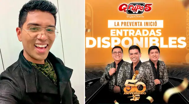 Grupo 5 habilita nuevas entradas para su show.