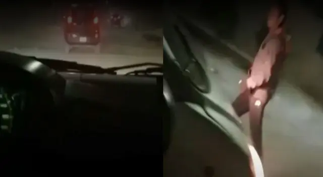 Asaltan camioneta en Juliaca con una familia en su interior