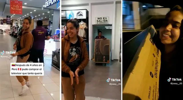 La joven se mostró contenta por cumplir su sueño de tener su propio artefacto.