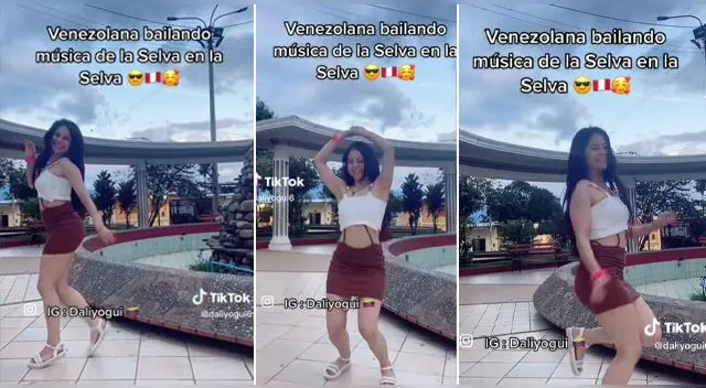 Su coreografía llamó la atención en internet.