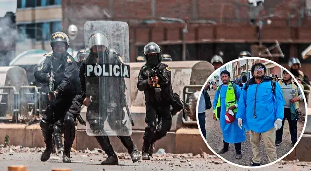 Sufren la violencia policial. Un médico internista ya murió tras recibir una bala a la altura del corazón en Juliaca.