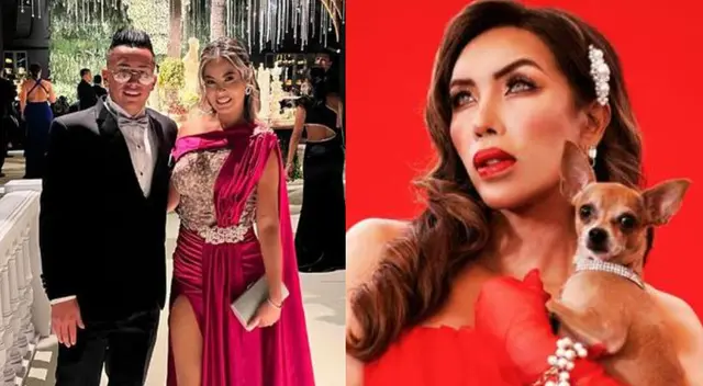 Nicole Akari y sus comentarios al look de Pamela López.