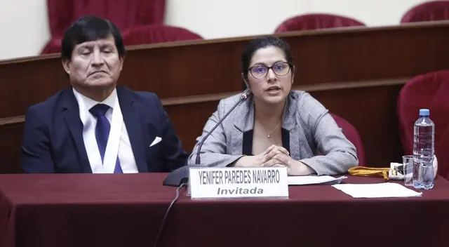 Yenifer Paredes volvió al Congreso en calidad de testigo.