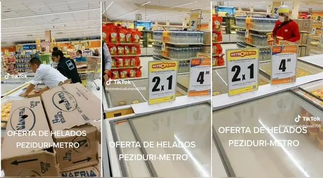 Una peruana fue a Metro, se topó con un ofertón de helados Peziduri y se hizo viral en TikTok.