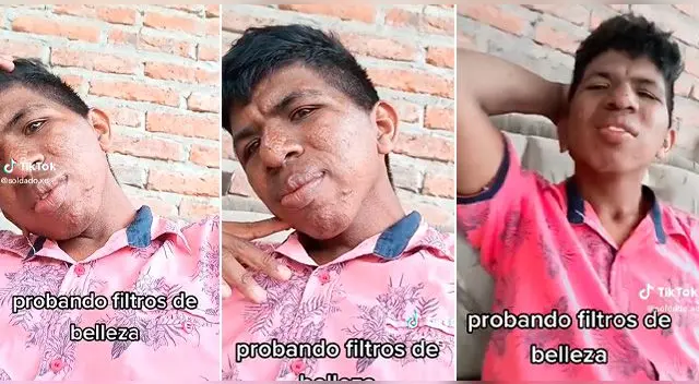 El joven probó el filtro y el resultado no fue lo esperado. El joven probó el filtro y el resultado no fue lo esperado.