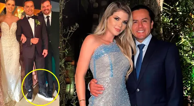 Richard Acuña: ¿Cuál es el precio de zapatillas con plataforma que usó en boda con Brunella Horna