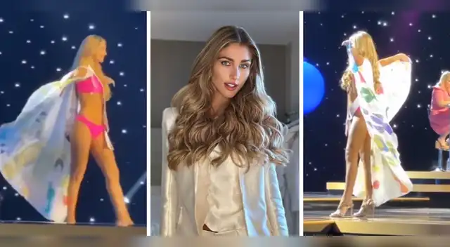 Alessia Rovegno en la Preliminar del Miss Universo.