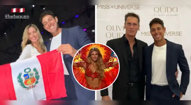 Hugo García se lució con los padres de Alessia Rovegno.