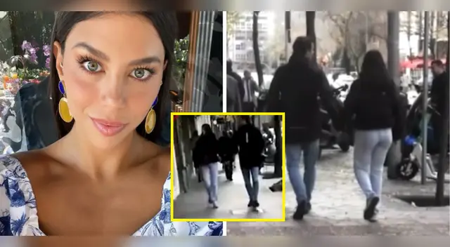 Alondra García Miró y su nuevo galán.