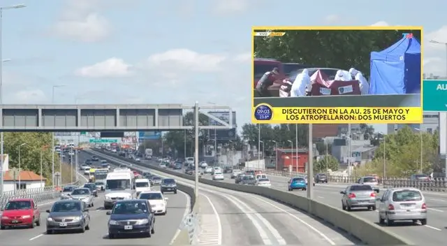 La pareja se bajó del vehículo y fue entonces que fueron embestidos por un camión en Argentina.