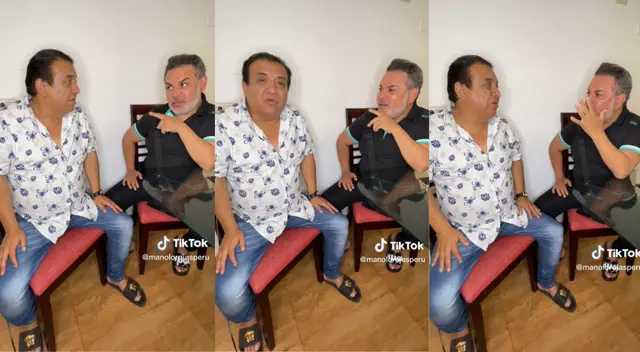 Andrés Hurtado y Manolo Rojas protagonizaron divertido TikTok.