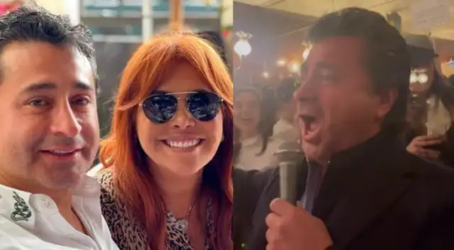 Magaly Medina orgullosa de su esposo Alfredo Zambrano. Magaly Medina orgullosa de su esposo Alfredo Zambrano.