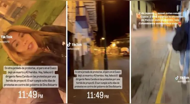 Ella informó sobre la situación en su cuenta de TikTok. Ella informó sobre la situación en su cuenta de TikTok.