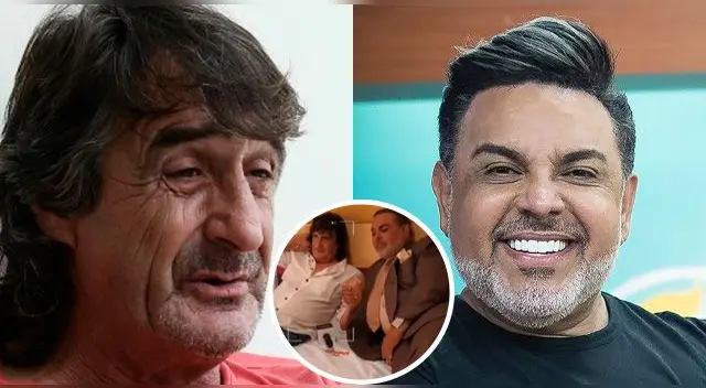 Andrés Hurtado visitó el hotel donde vive Horacio Baldessari en el Perú.