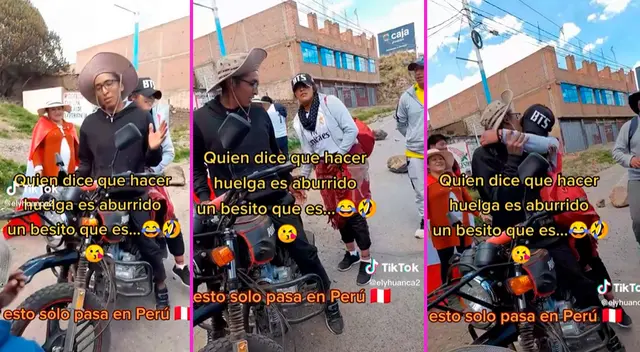 La pareja estaba manejando por una de las zonas bloqueadas. La pareja estaba manejando por una de las zonas bloqueadas.