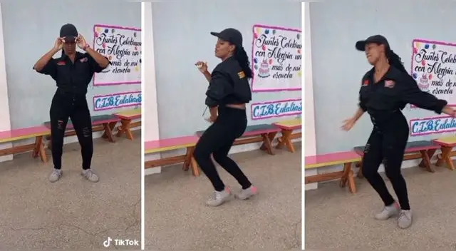 Su baile causó sensación en las redes sociales. Su baile causó sensación en las redes sociales.