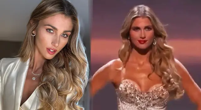 Alessia Rovegno deslumbró en el Miss Universo 2022 con traje de noche en color plata.