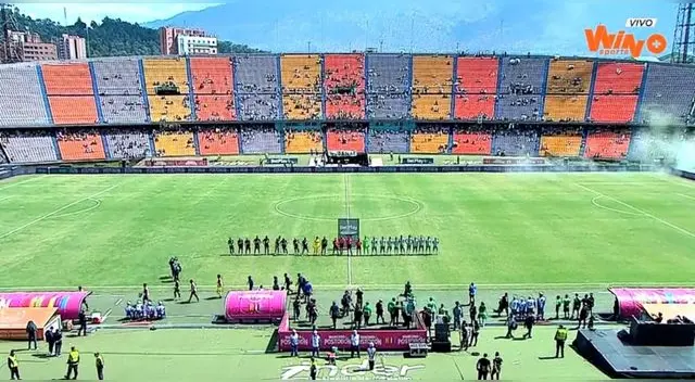 Estadio Atanasio Girardot para el duelo entre Alianza Lima y Atlético Nacional