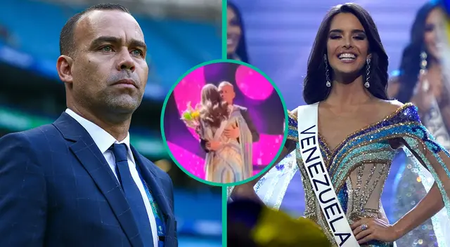 Rafael Dudamel abrazó emotivamente a su hija Amanda Dudamel tras representar a Venezuela en el Miss Universo 2022.