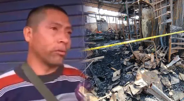 Comerciante lo pierde todo en incendio en Mercado de Flores Comerciante lo pierde todo en incendio en Mercado de Flores